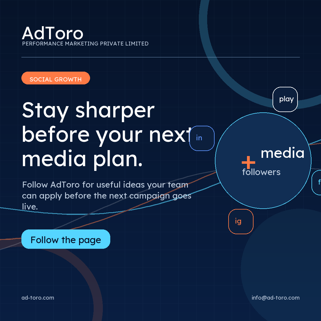 AdToro Performance Marketing Private Limited Facebook ad: Before your next campaign goes live, sharpen the…