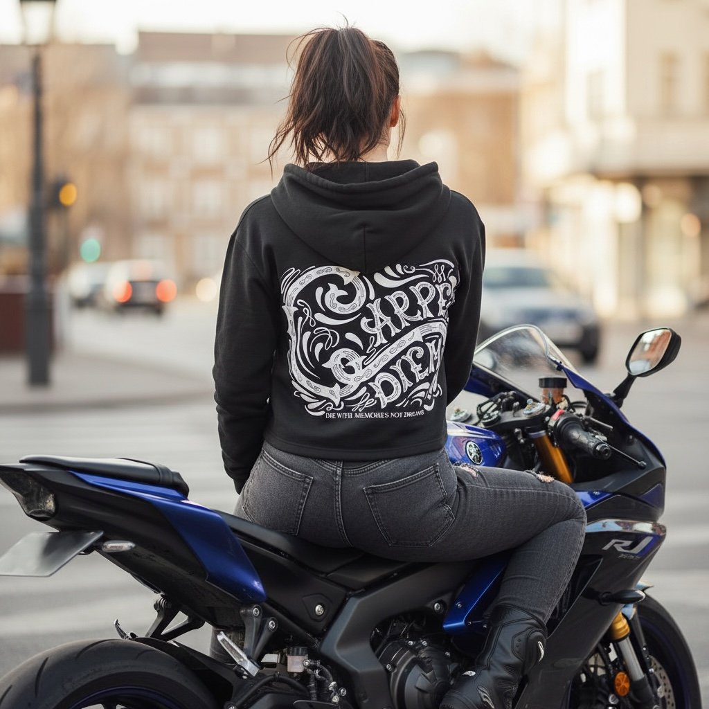 The Girls Moto Facebook ad from Aug 2, 2026