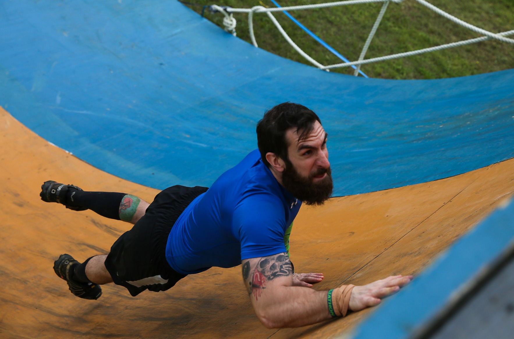 Goliathon Obstacle Challenge Facebook ad: Best obstacle course race (OCR) around.