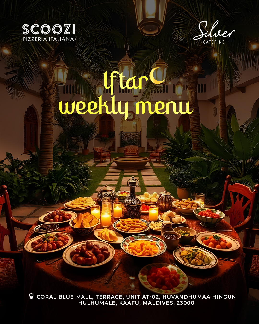 Scoozi Pizzeria Italiana Facebook ad: The best Iftar choice at Scoozi.