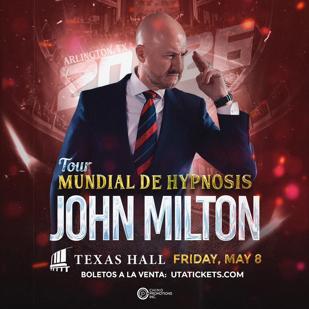 Texas Hall at UT Arlington Facebook ad: Ticket Info - John Milton | UTATICKETS.com - The…