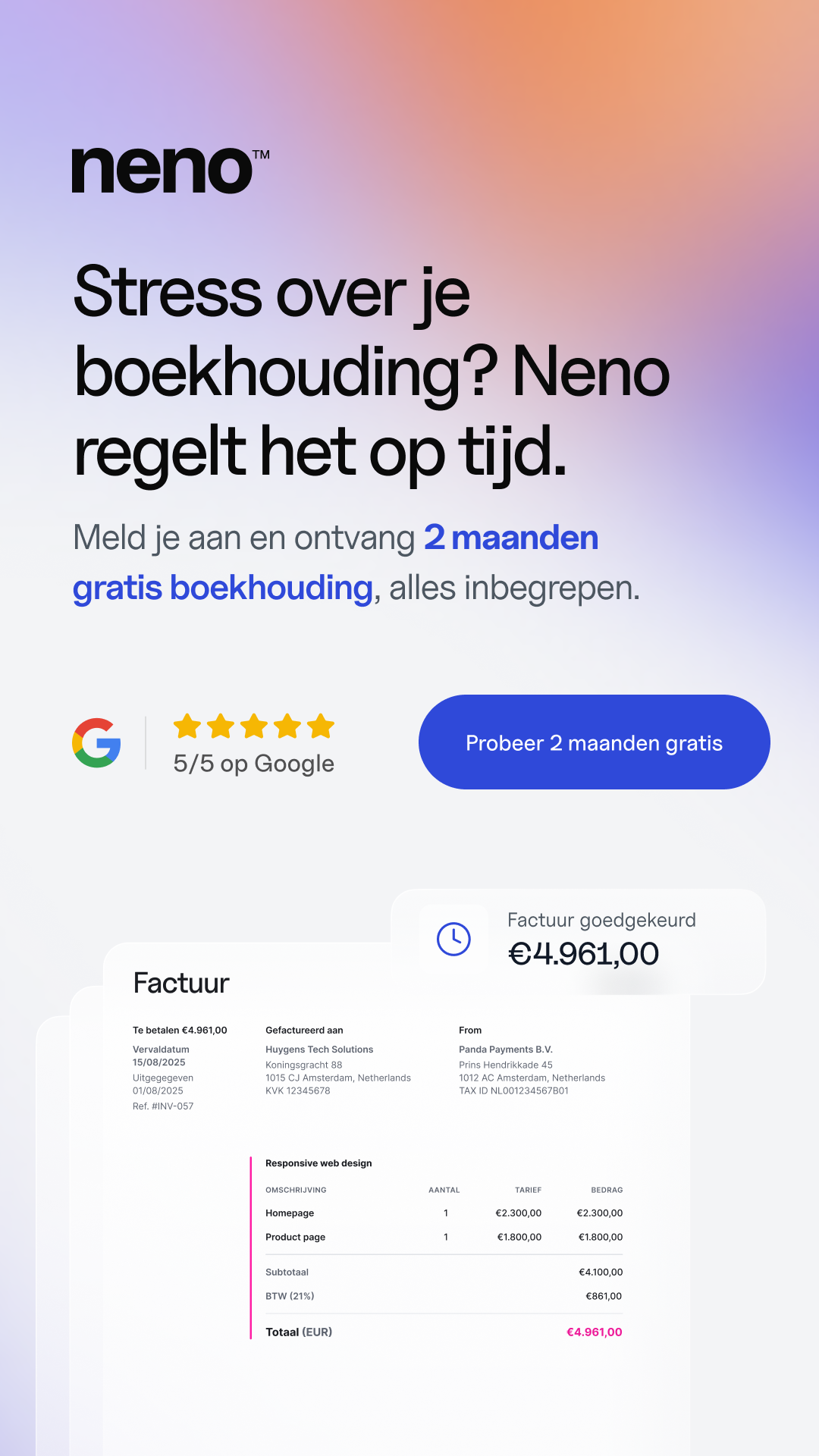 Neno Facebook ad from Mar 28, 2026