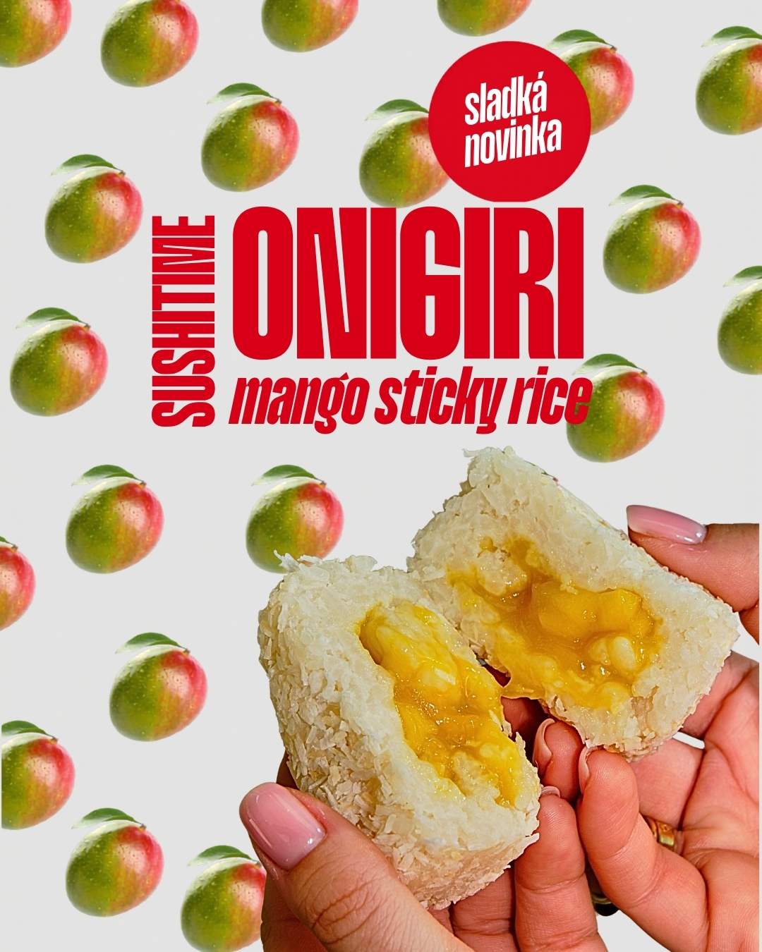 sushitime.cz Facebook ad: Nestíháš? Dej si něco rychlého po cestě.