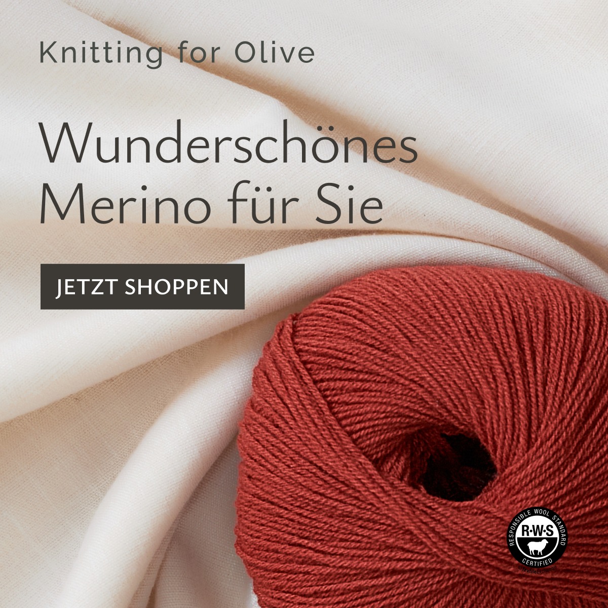 Knitting for Olive Facebook ad