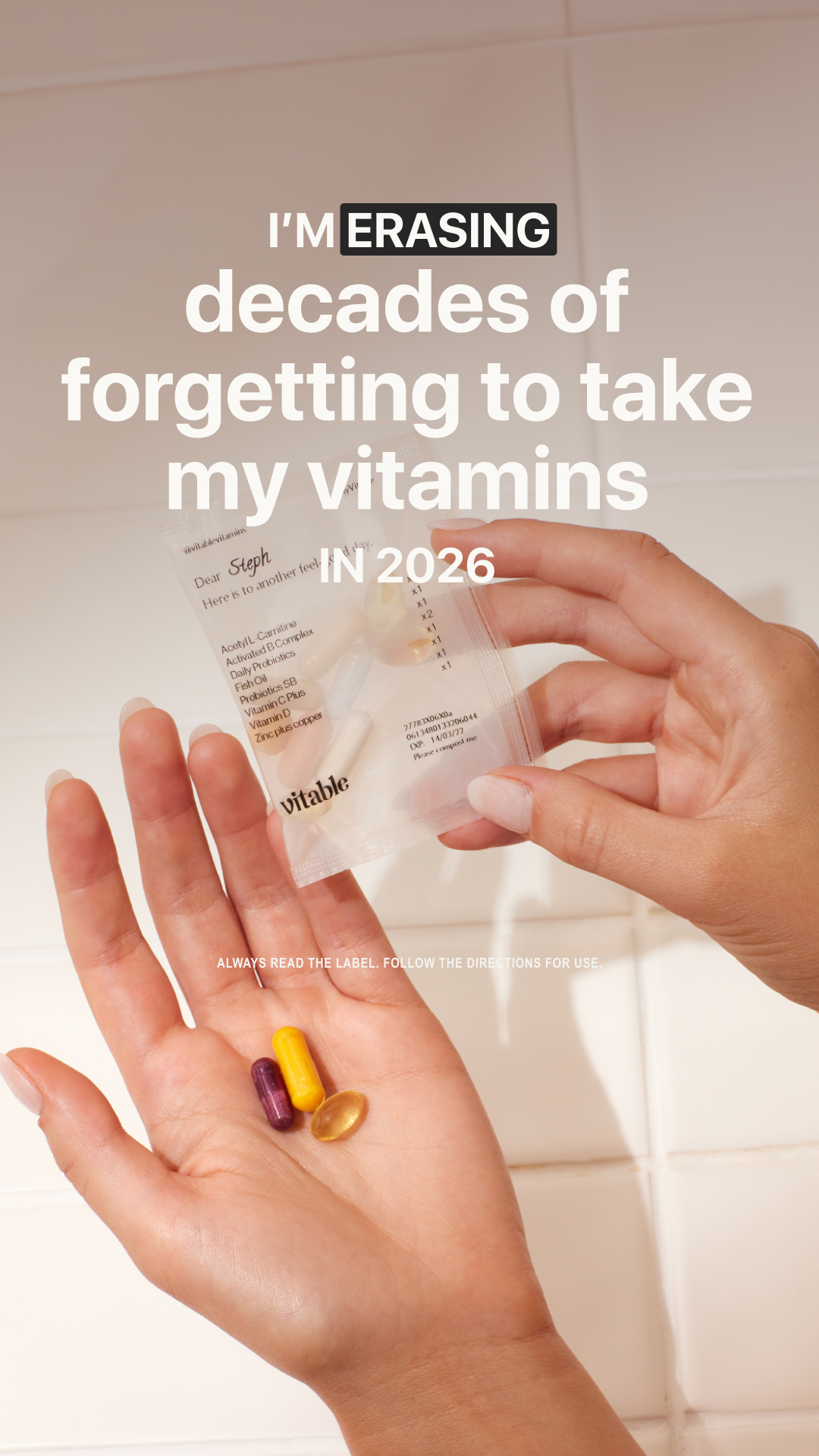 Vitable Facebook ad
