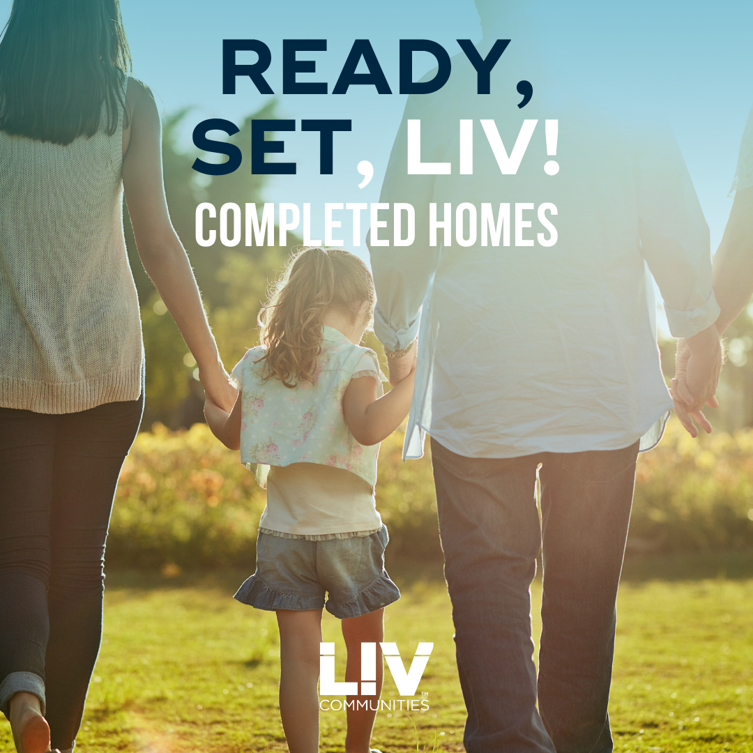 LIV Communities Facebook ad: YOUR NEW HOME IS READY WHEN YOU ARE.