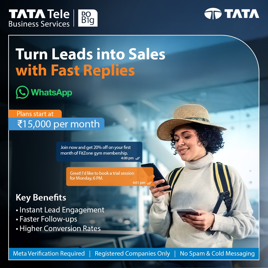 Tata Tele Business Services Facebook ad