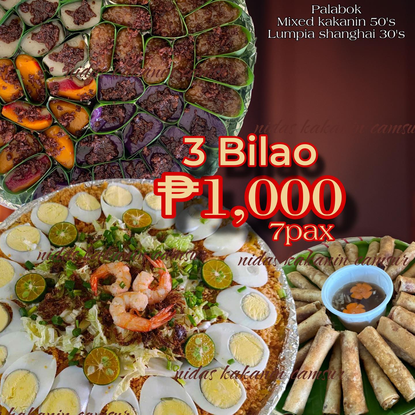 Nida's Kakanin Facebook ad