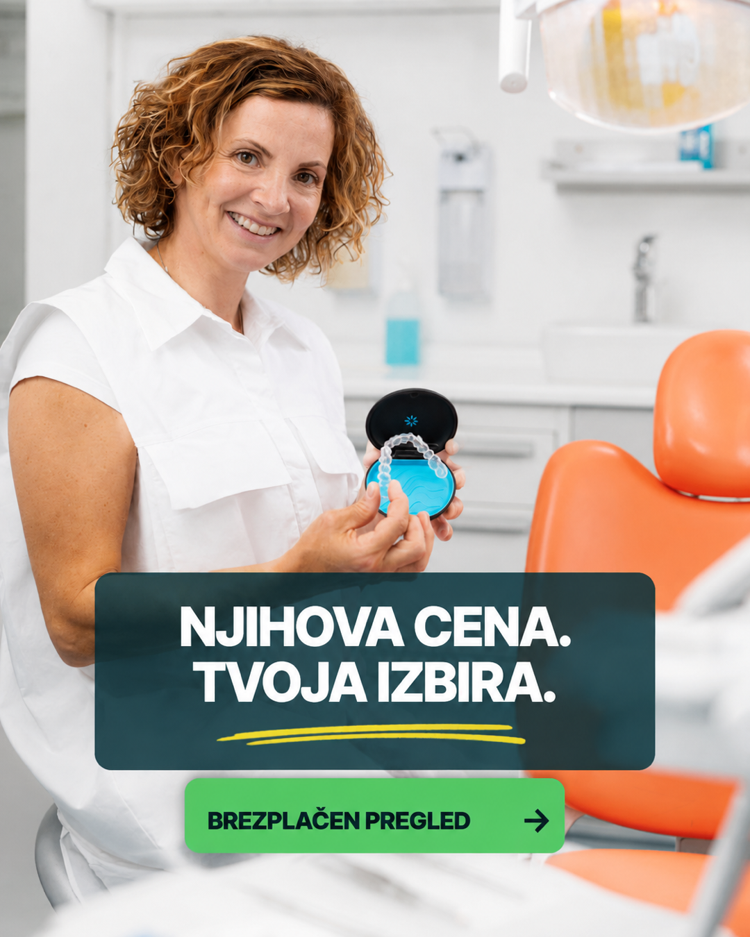 OrthoDental Facebook ad: Rezerviraj termin še ta teden