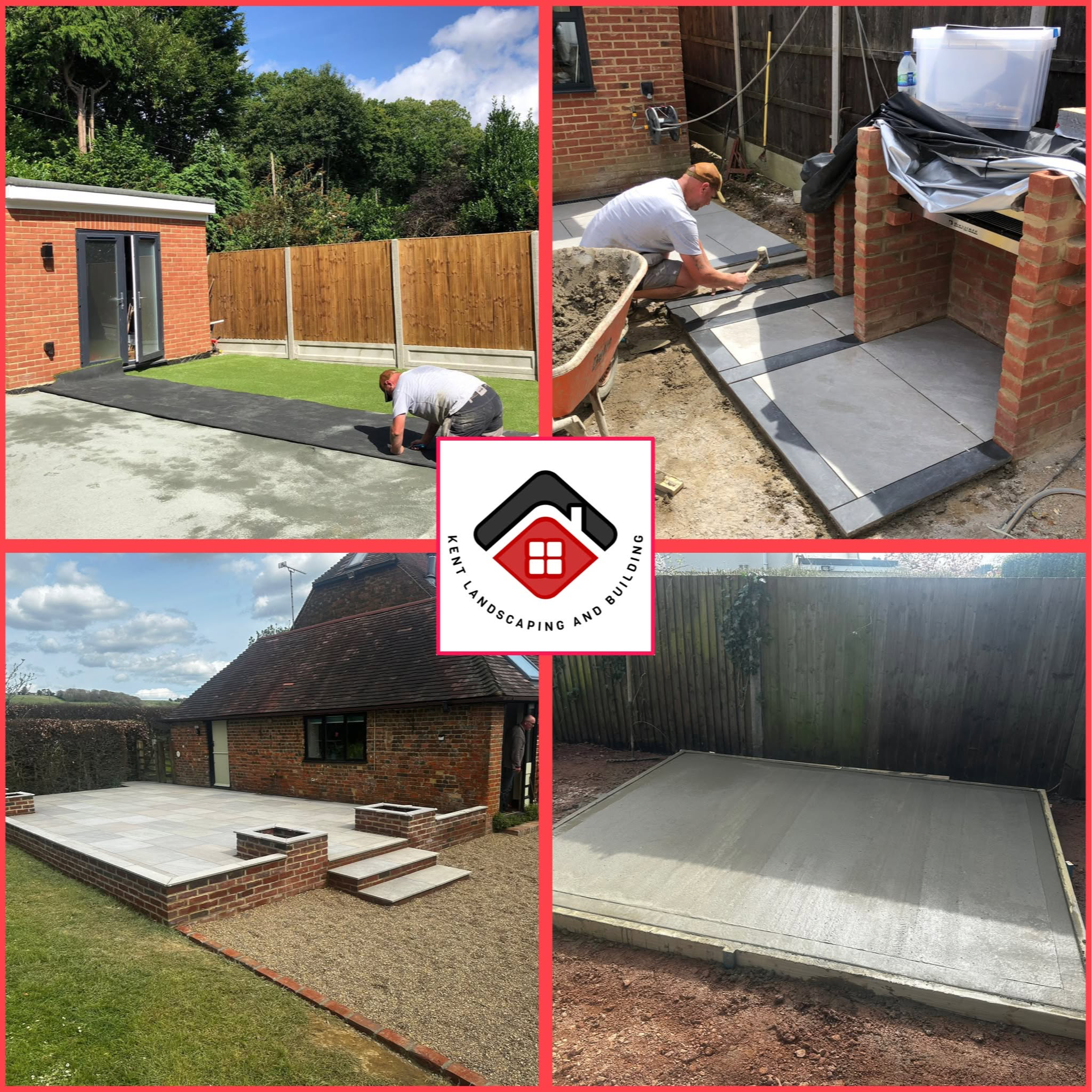 Kent Landscaping and Building Facebook ad: Let Kent Landscaping and Building turn your outdoor…