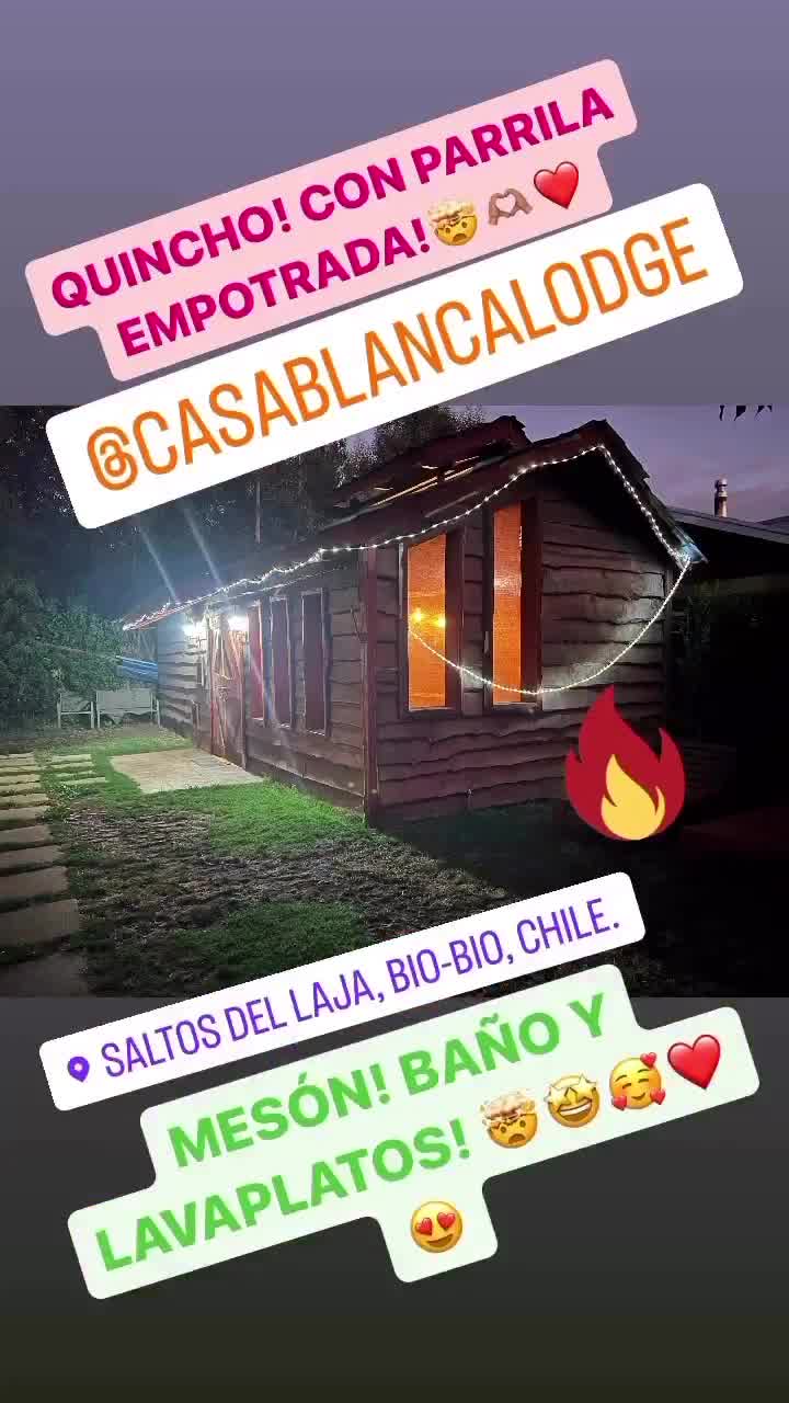 Casa blanca lodge Saltos del laja Facebook ad: Casa Blanca Lodge