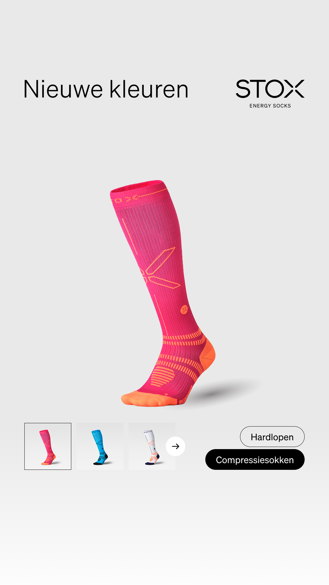 STOX Energy Socks Facebook ad