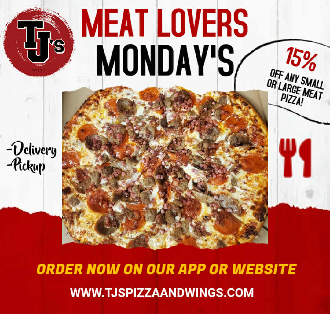 Tj's Pizza and Wings Facebook ad: Best Best In Scottsdale!