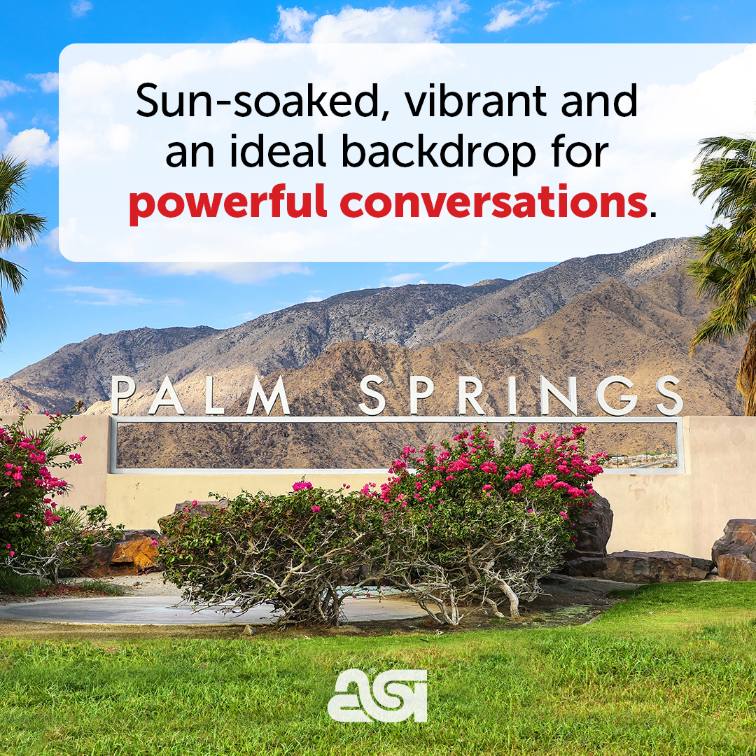 Advertising Specialty Institute Facebook ad: Curated one-on-one meetings.