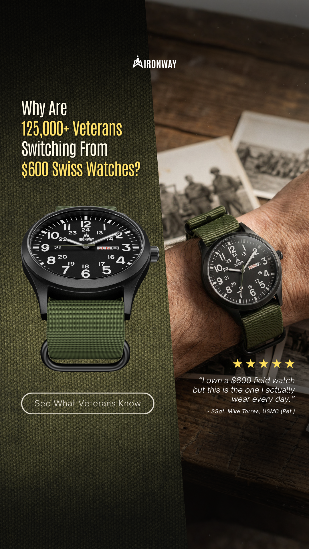 The Veteran Community Facebook ad