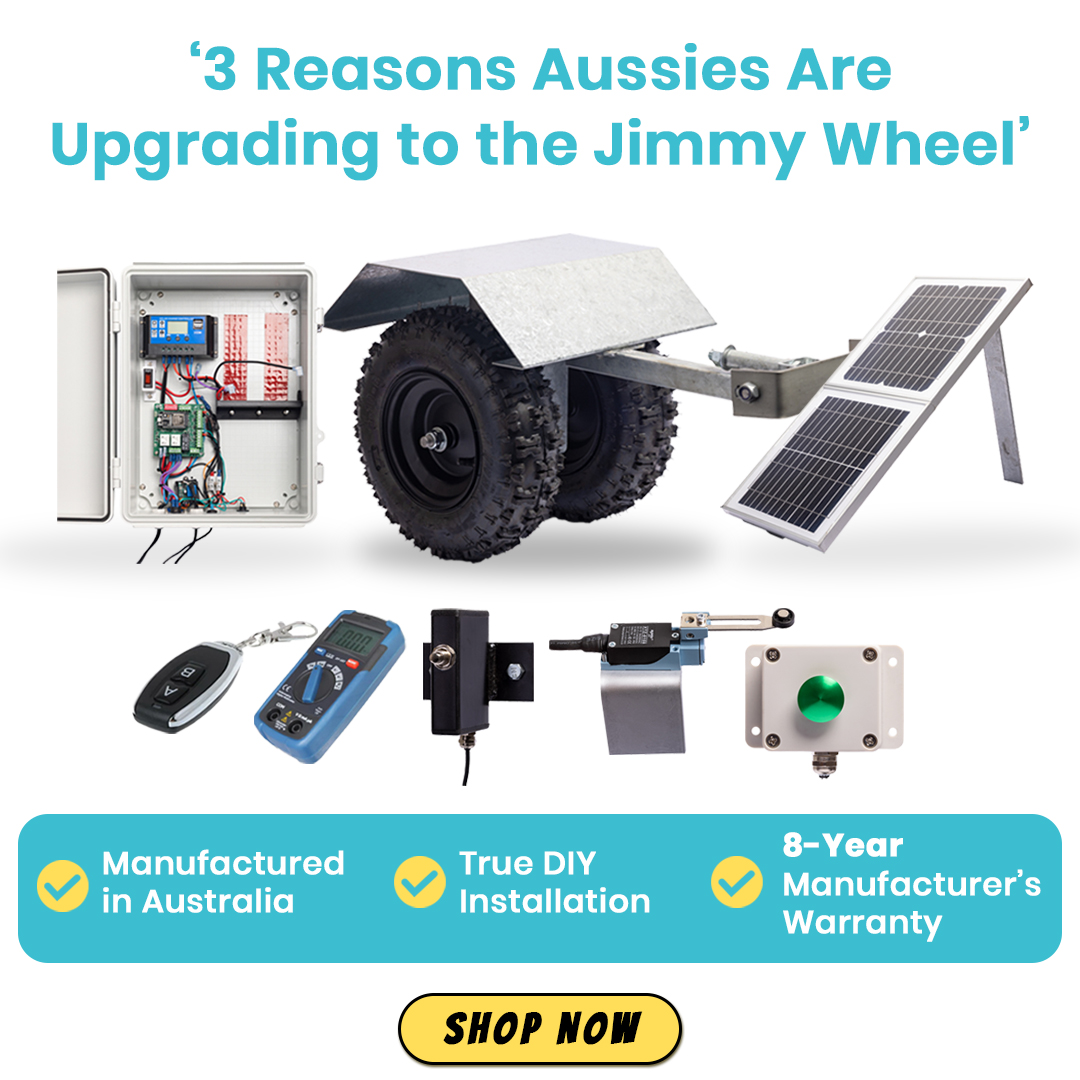 Jimmy Wheel Facebook ad: DIY Gate Automation