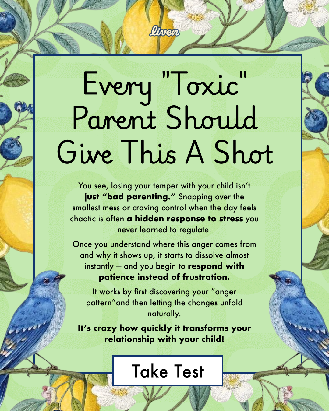 Olivia Parker Facebook ad