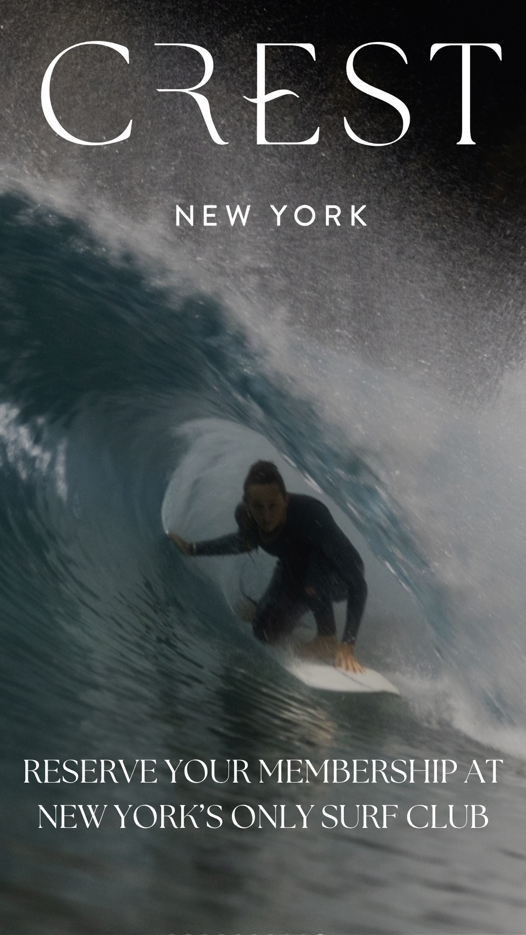 Crest Surf Club NY Facebook ad