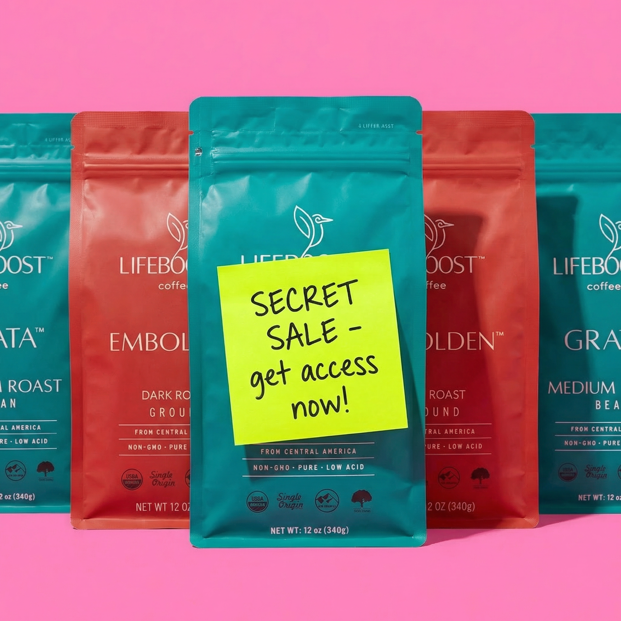Lifeboost Coffee Facebook ad