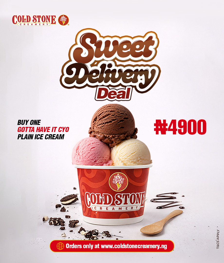 Cold Stone Creamery Nigeria Facebook ad