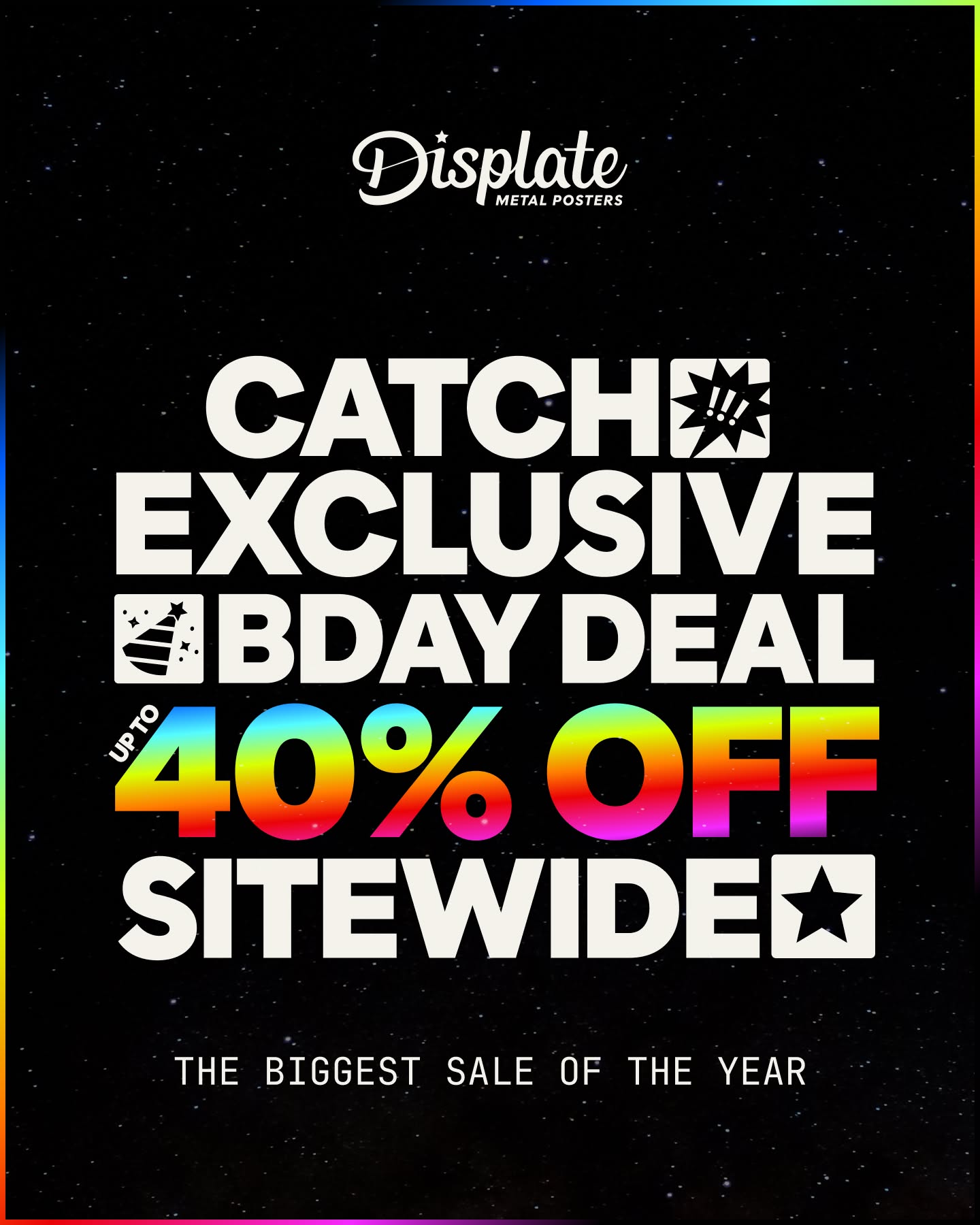 Displate Facebook ad
