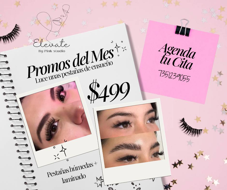 Nails & Lashes Pink Facebook ad: Del lunes 06 al 12 de julio