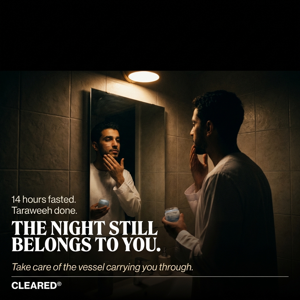 TryCleared Facebook ad: Upgrade Your Skin, 53% Off