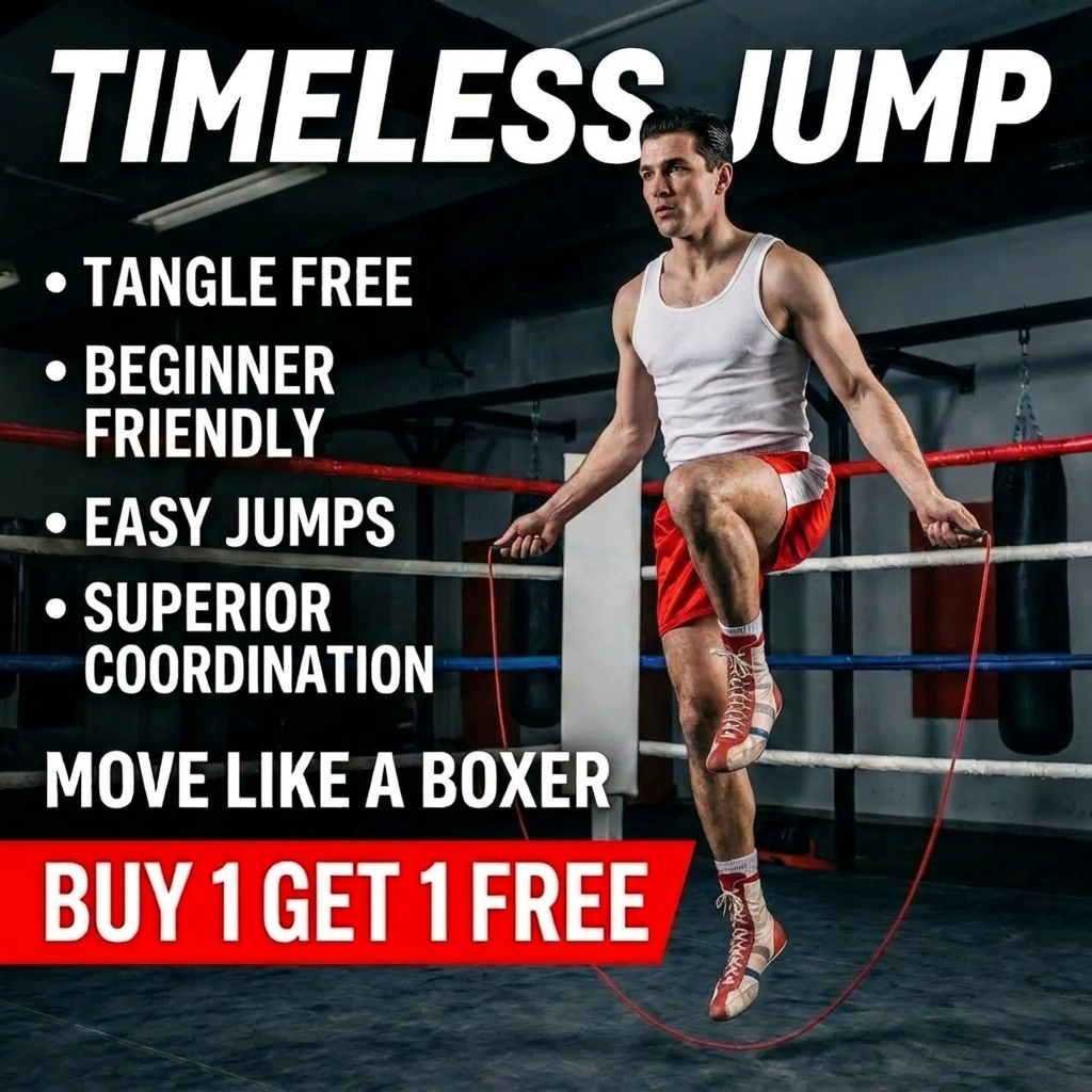 Timeless Jump Facebook ad: The Same Tool Boxers Have Used for 100 Years
