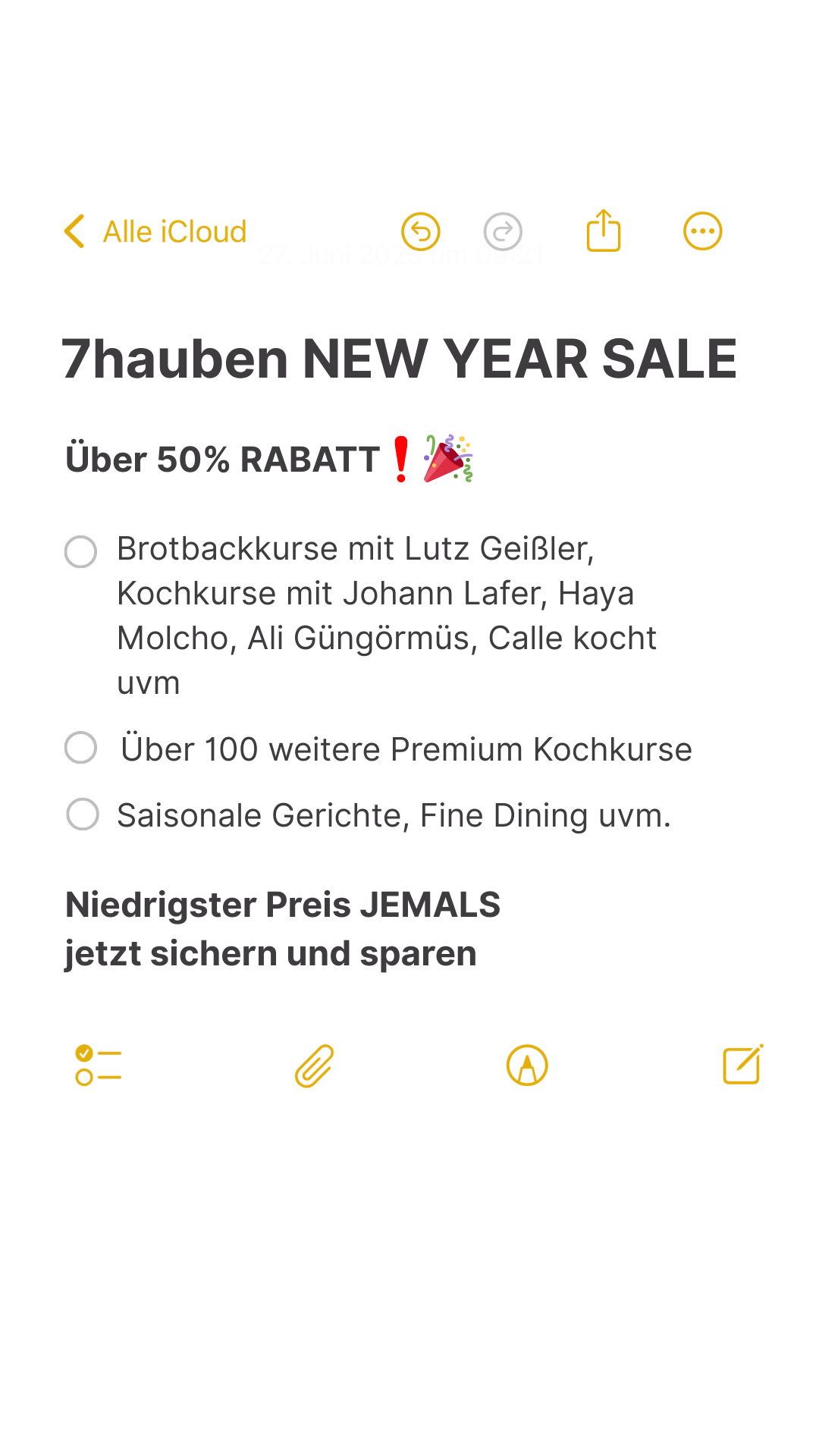 7hauben Facebook ad from Dec 30, 2025