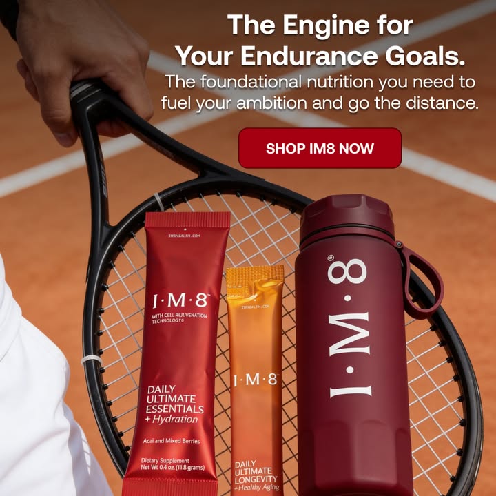 IM8 Global Facebook ad: The Beckham Stack: Nutrition Meets Longevity