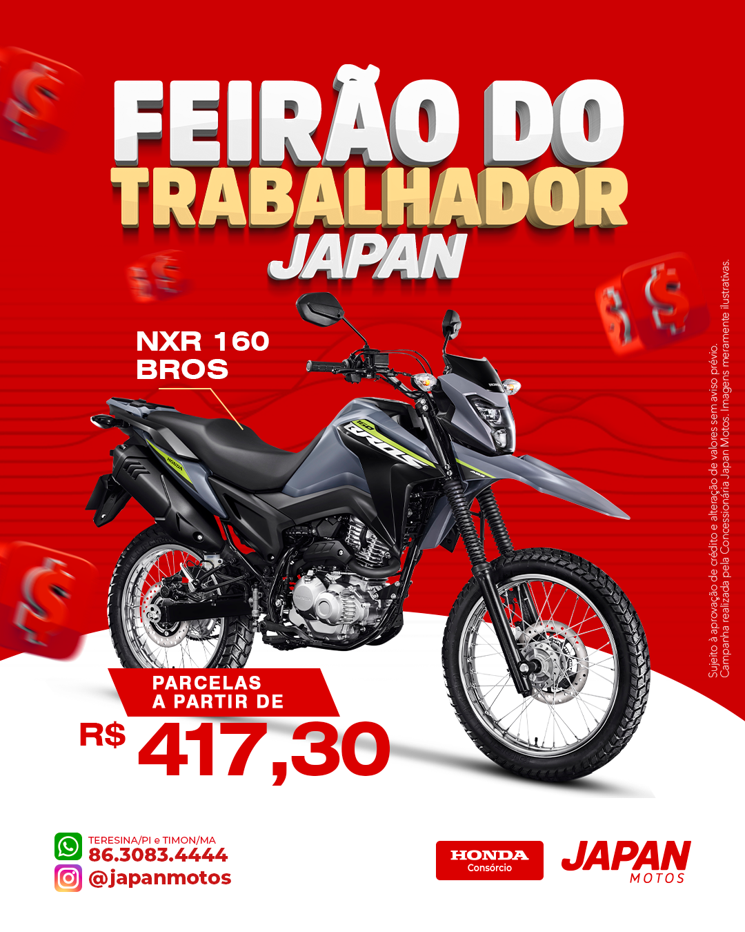 Japan Honda Facebook ad: Atendimento Online