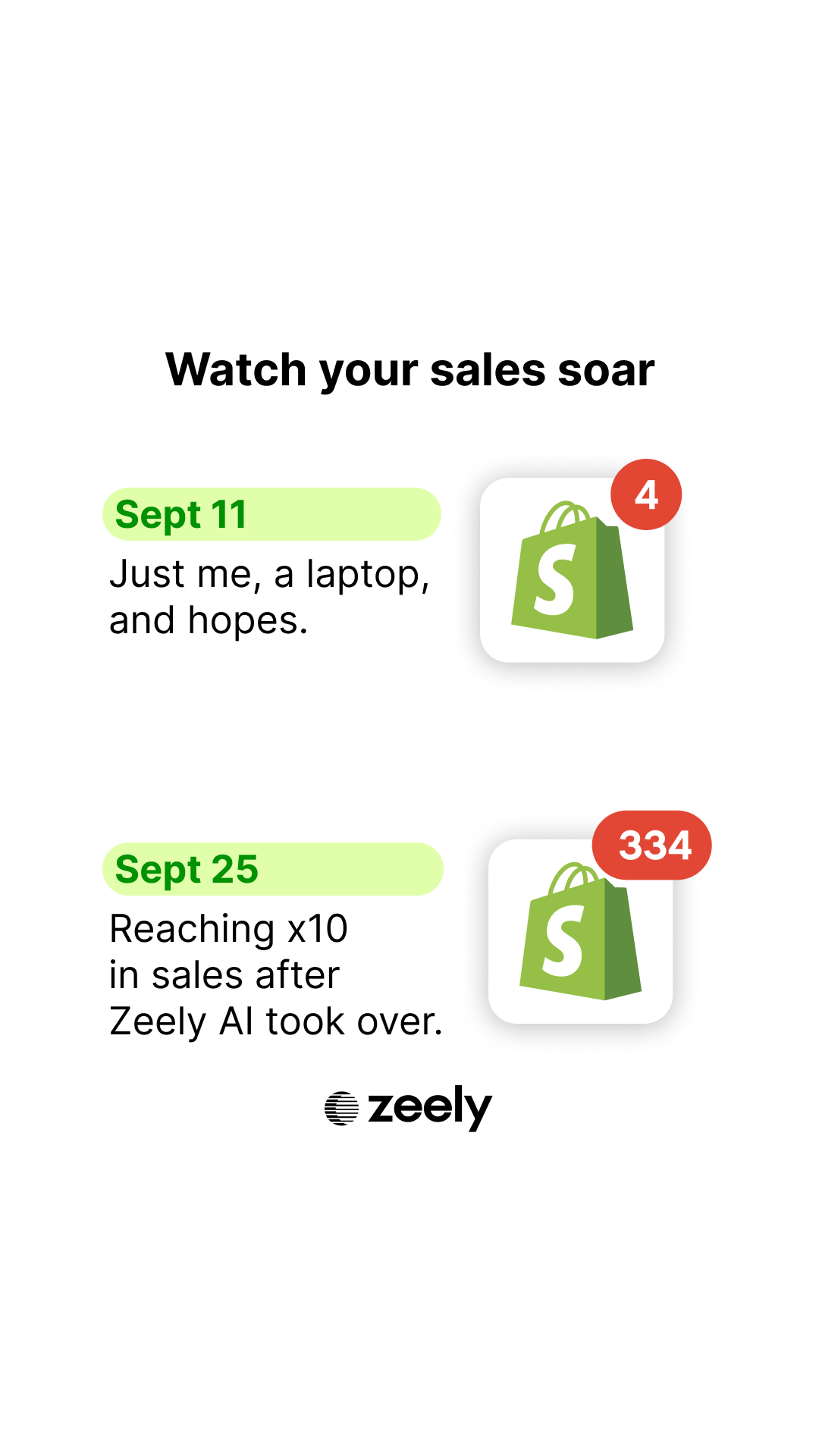 Zeely Facebook ad