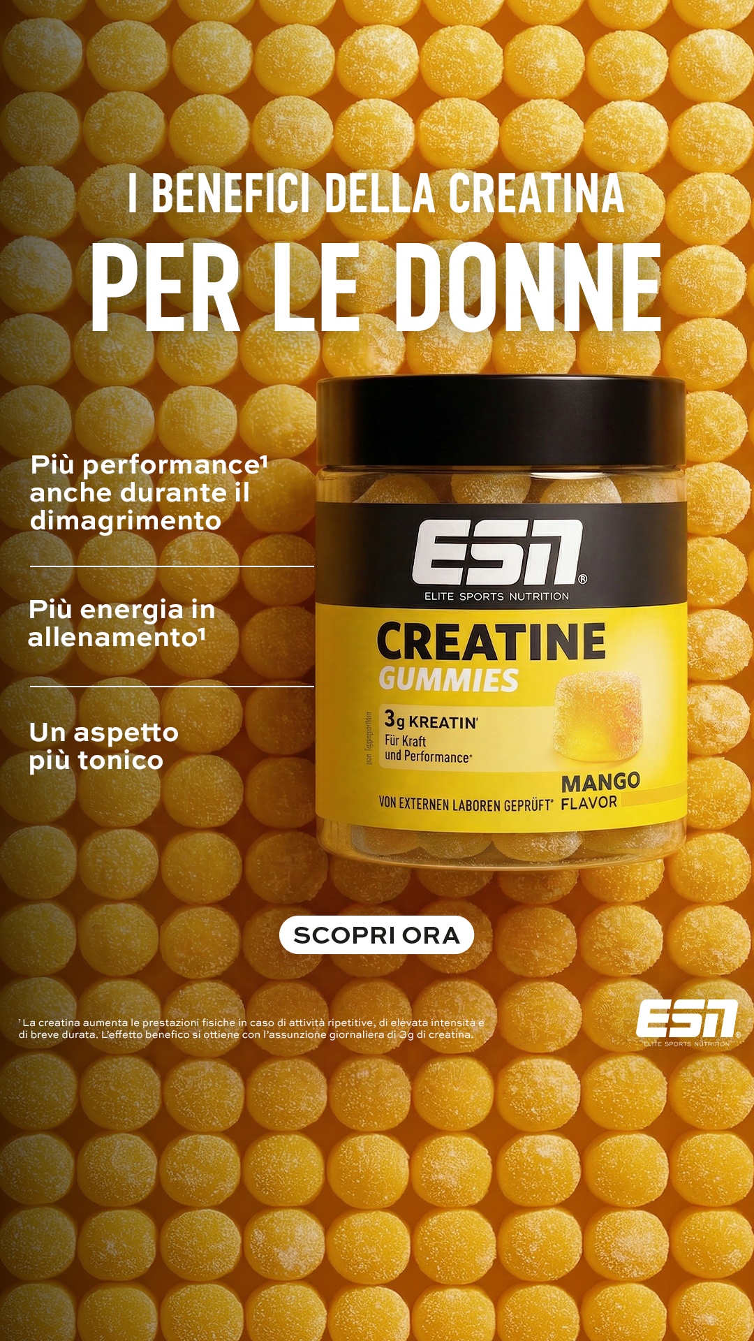 ESN Facebook ad: Creatina di qualità
