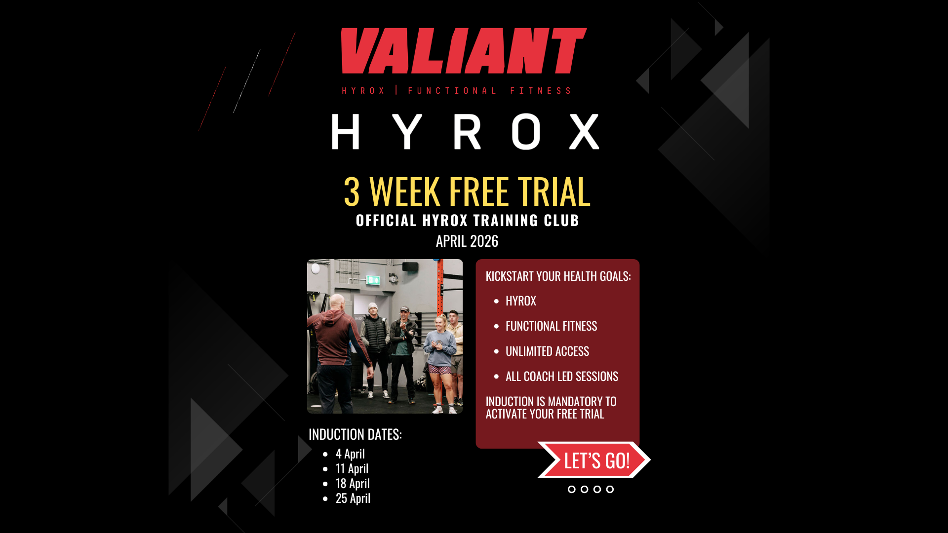 Valiant Fitness Facebook ad