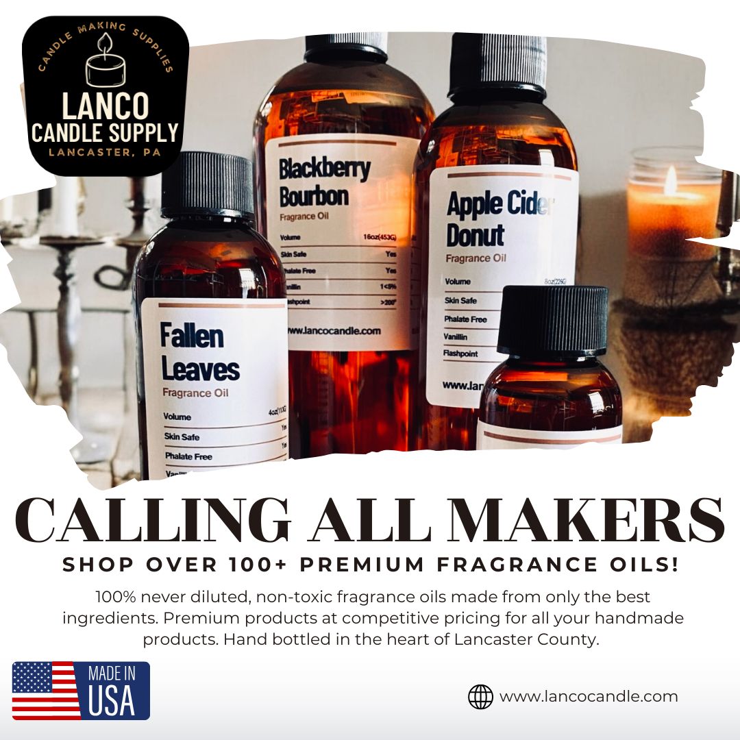 Lanco Candle Supply Facebook ad: Attention Makers!