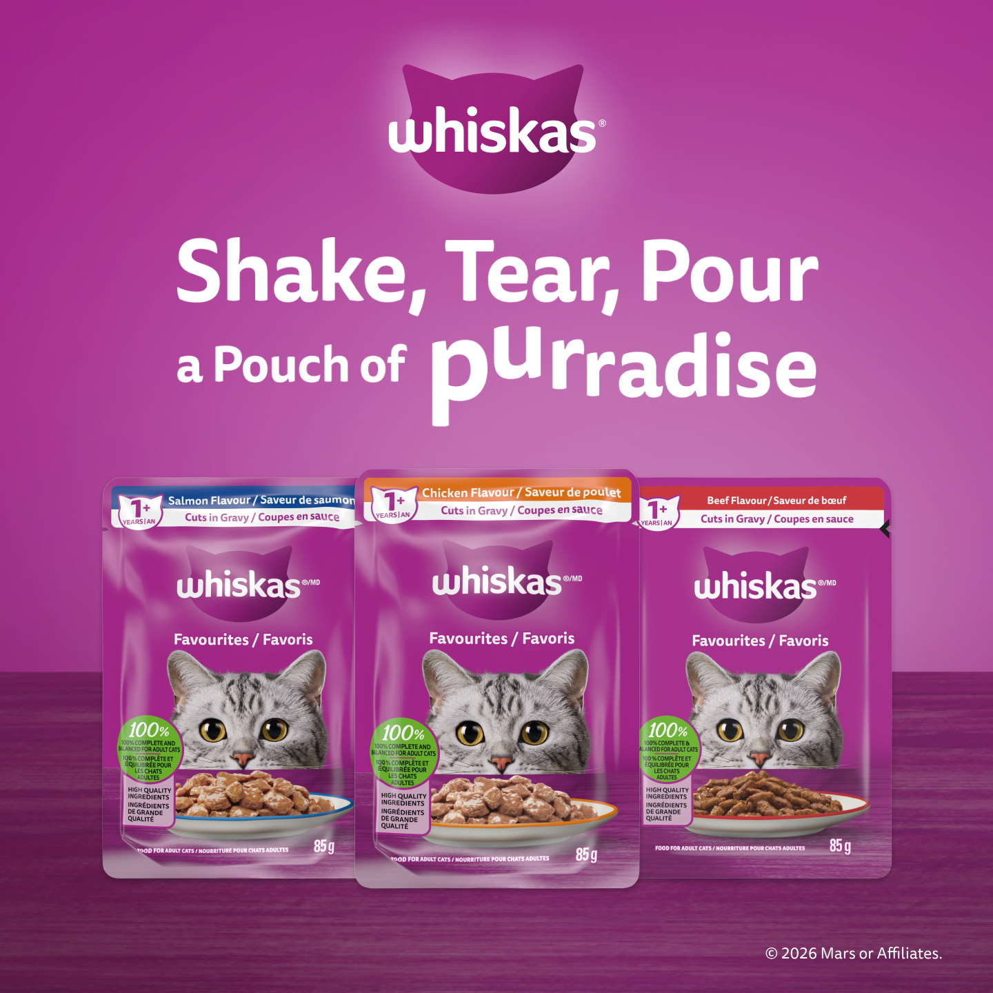Whiskas Facebook ad: WHISKAS Wet Pouch