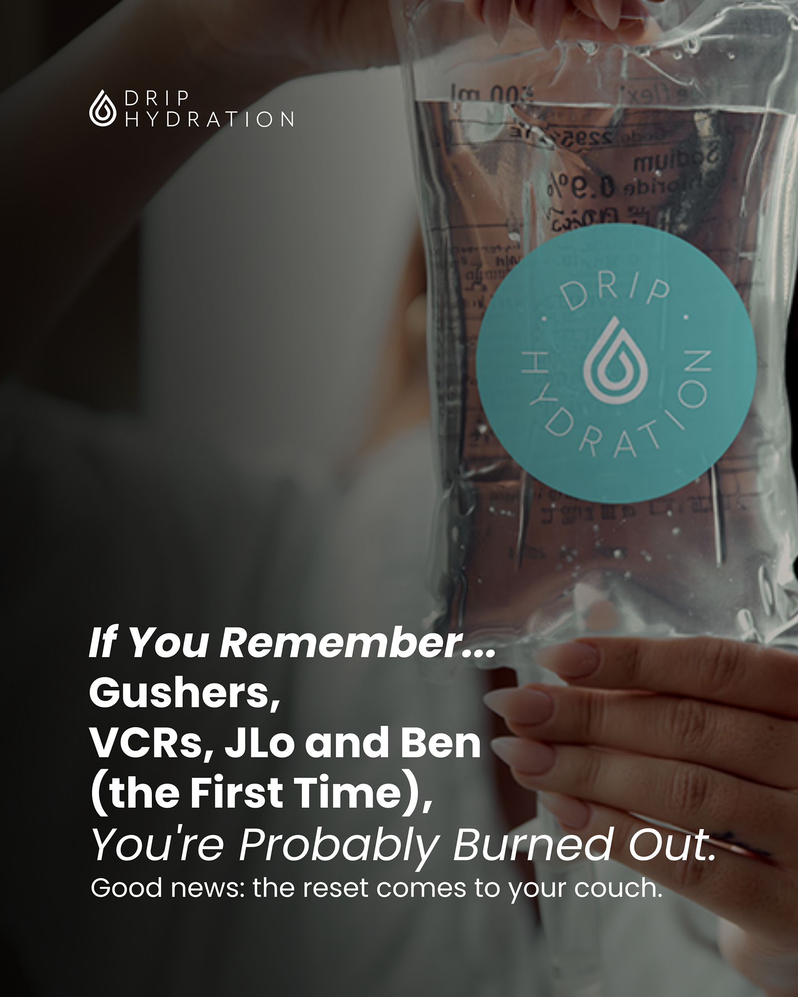 Drip Hydration Facebook ad