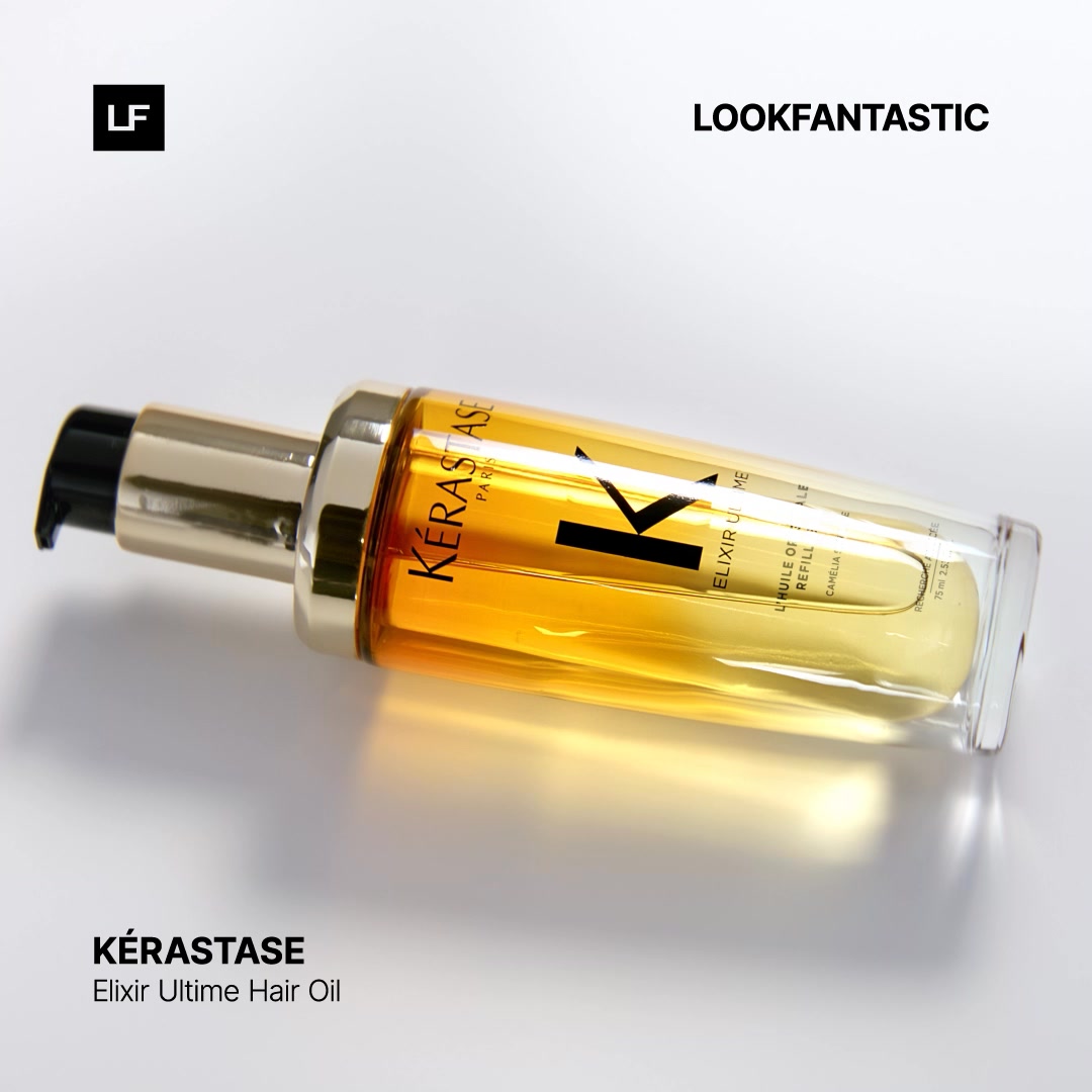 LOOKFANTASTIC Facebook ad: Shop Kérastase Elixir Ultime