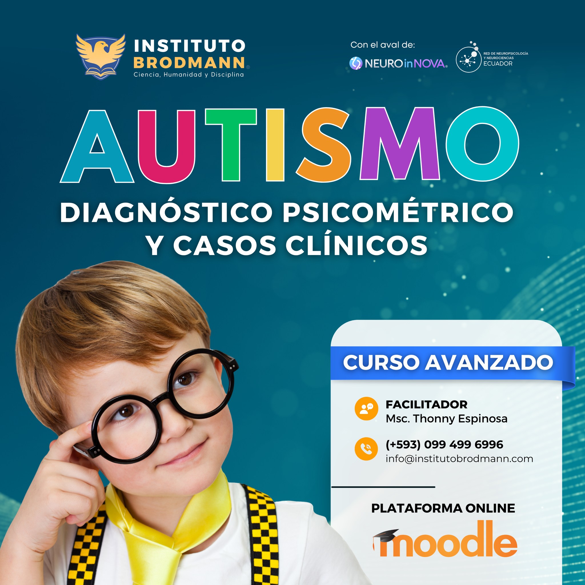 Institute Brodmann Facebook ad: Domina el diagnóstico de Autismo con rigor clínico