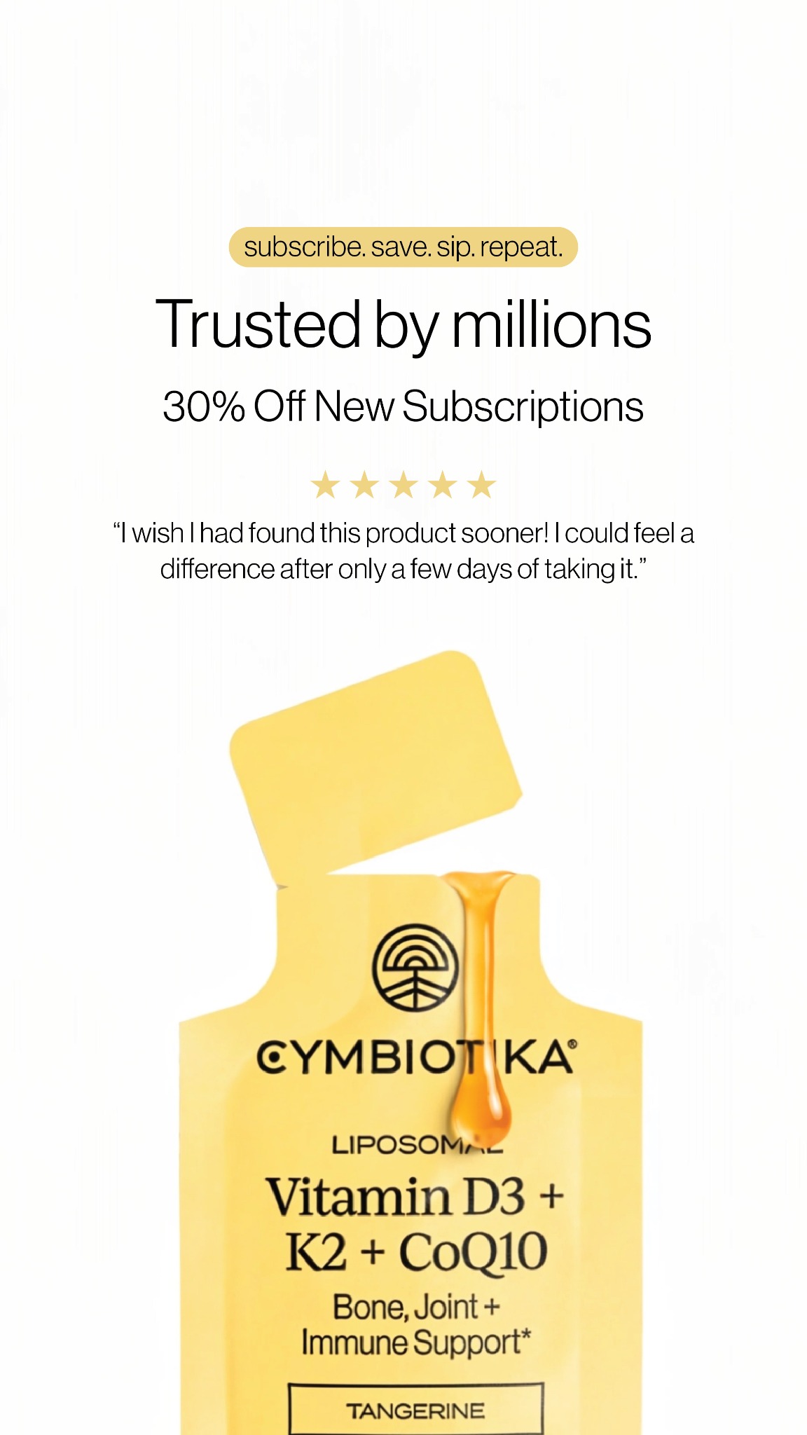 Cymbiotika Facebook ad