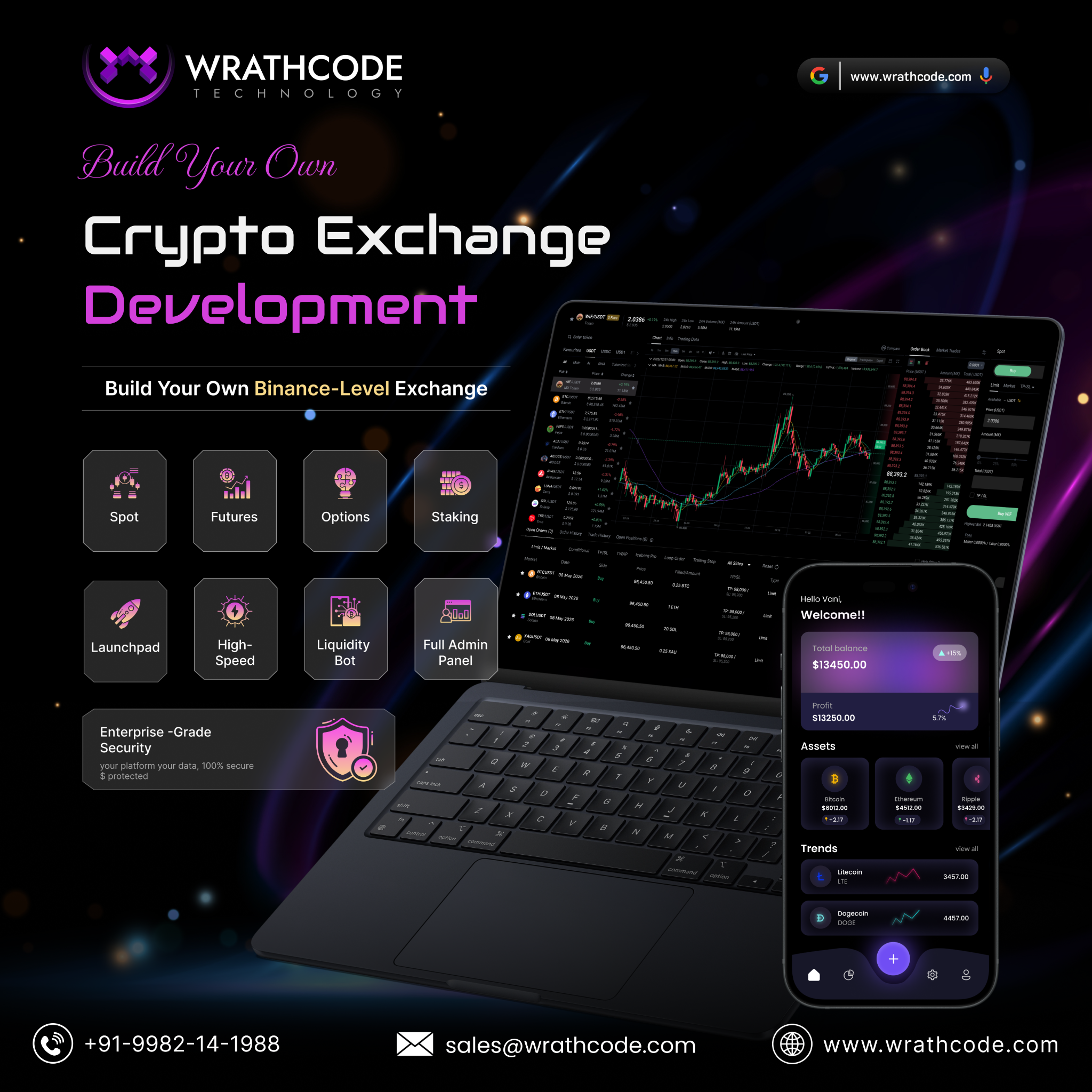 Wrathcode Technology Facebook ad: Book Your Free Demo Today