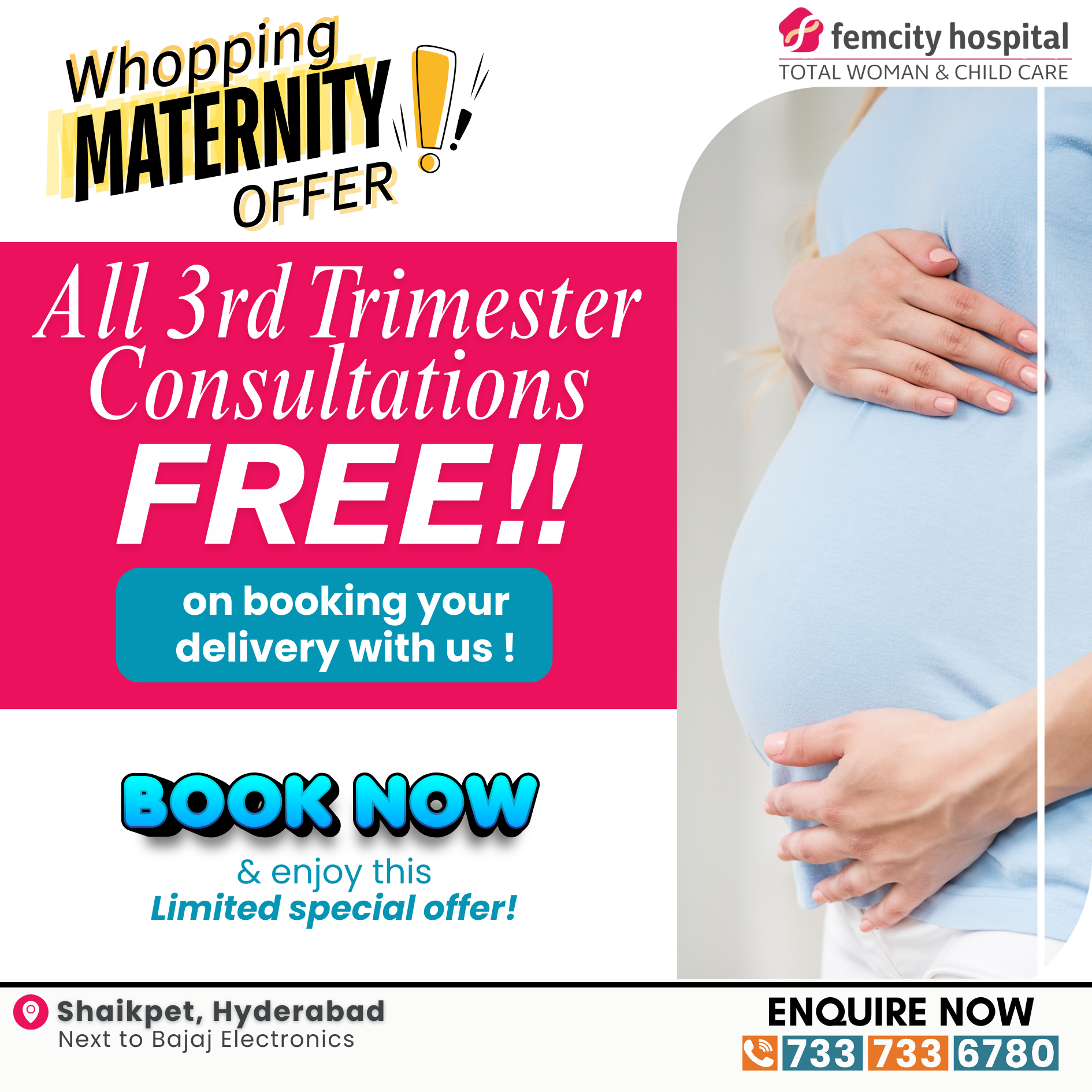 Femcity Women's Hospital Facebook ad