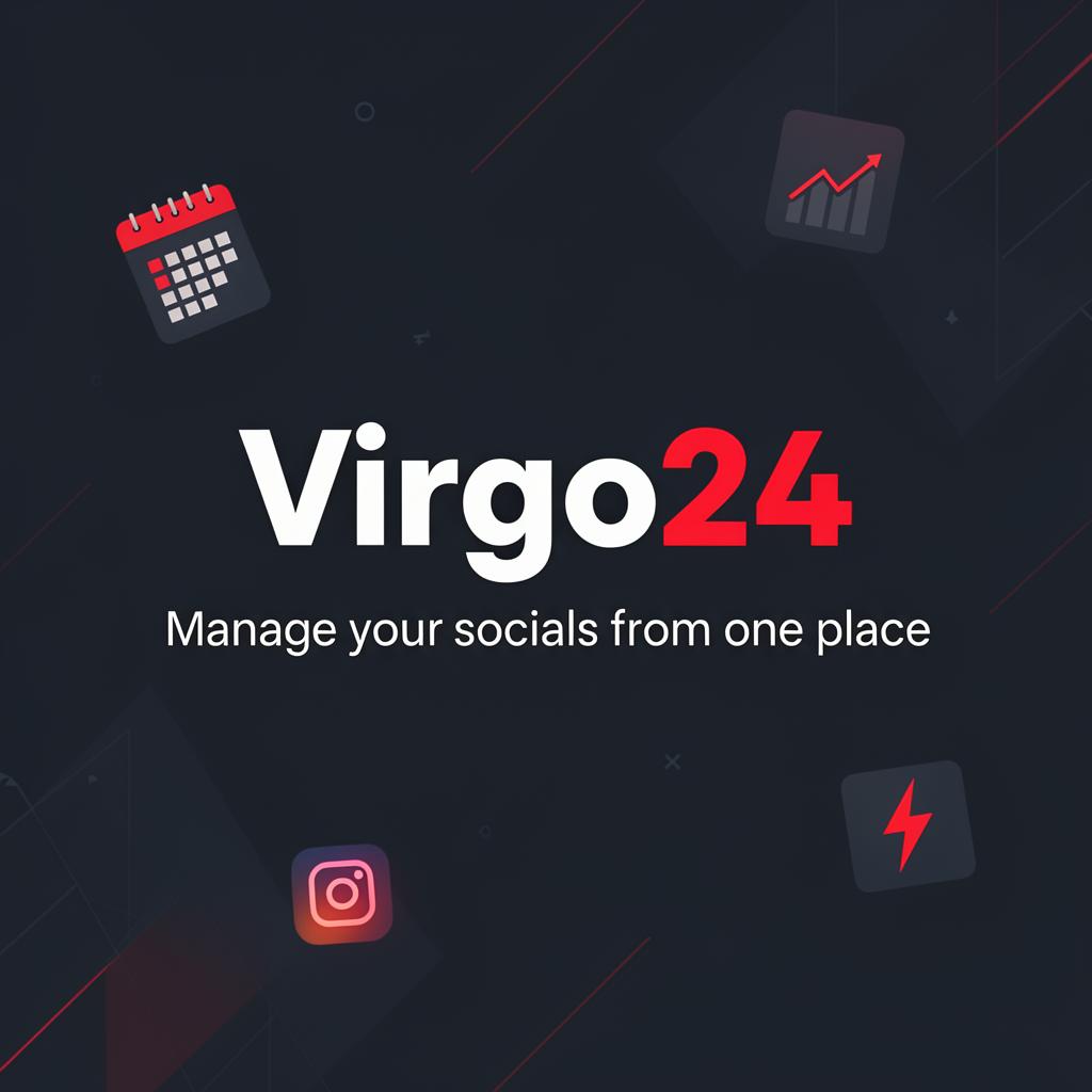 Abraham Innovations Facebook ad: Virgo24, AI-Powered Social Media Management