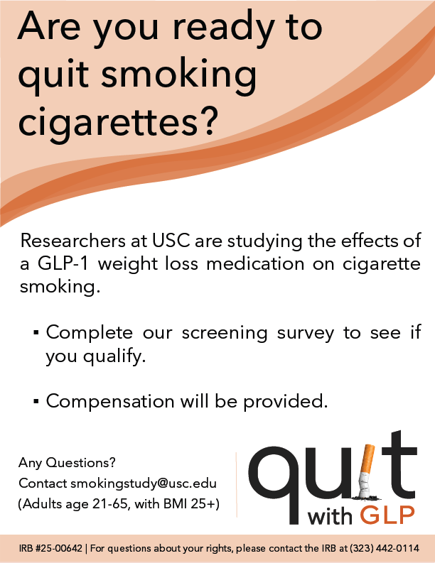 BARlabusc Facebook ad: GLP-1 Smoking Treatment Study
