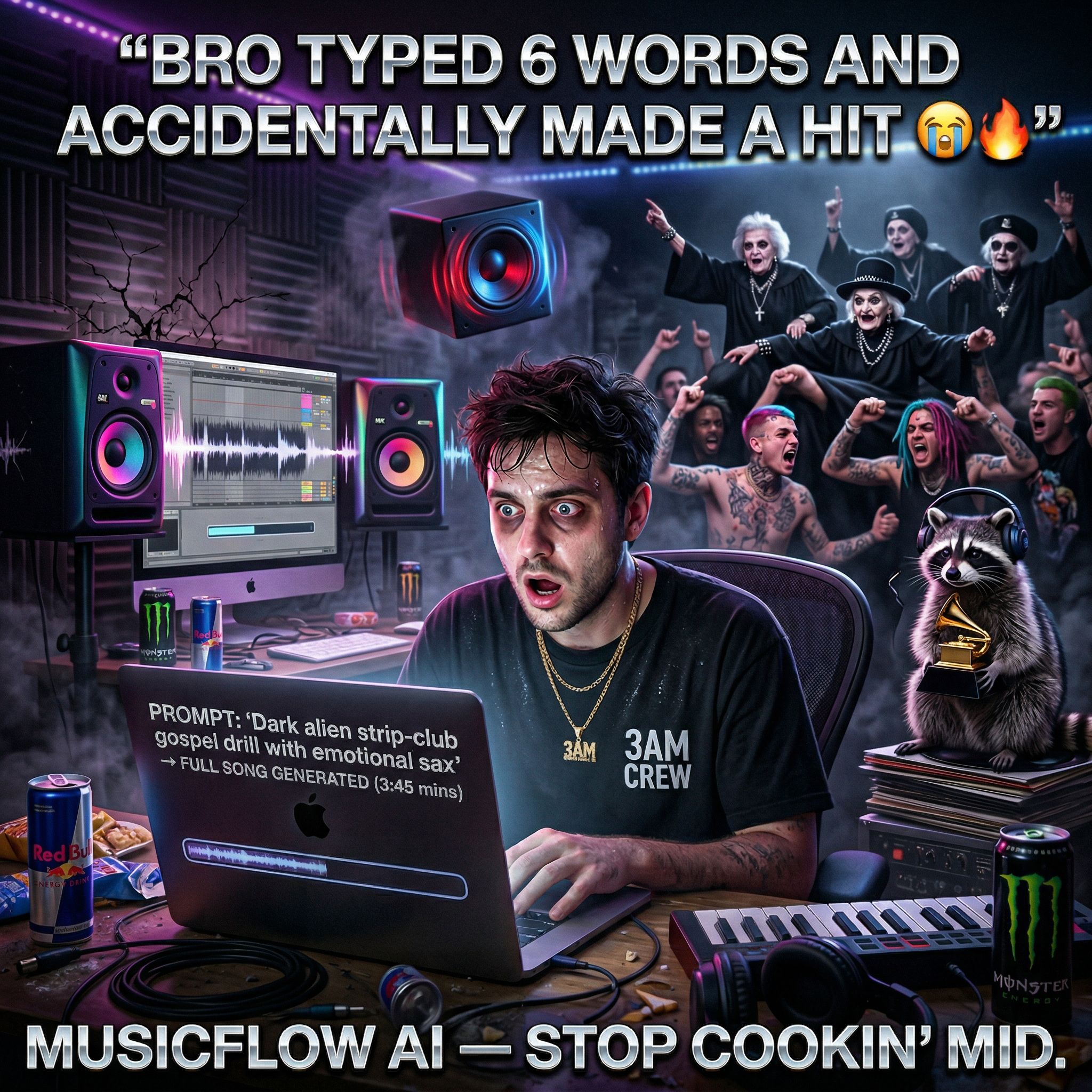 MusicFlow AI Facebook ad