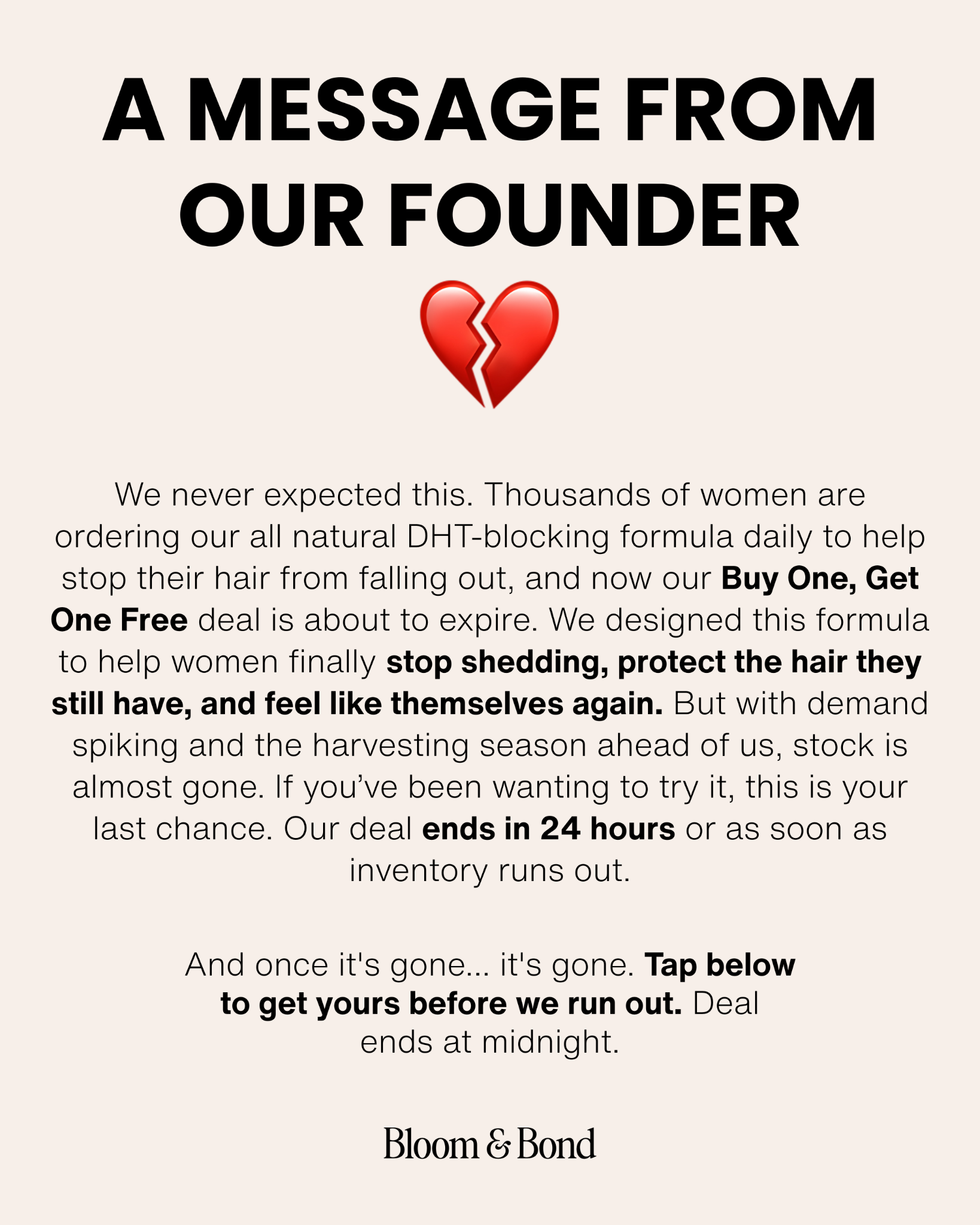 Bloom & Bond Facebook ad