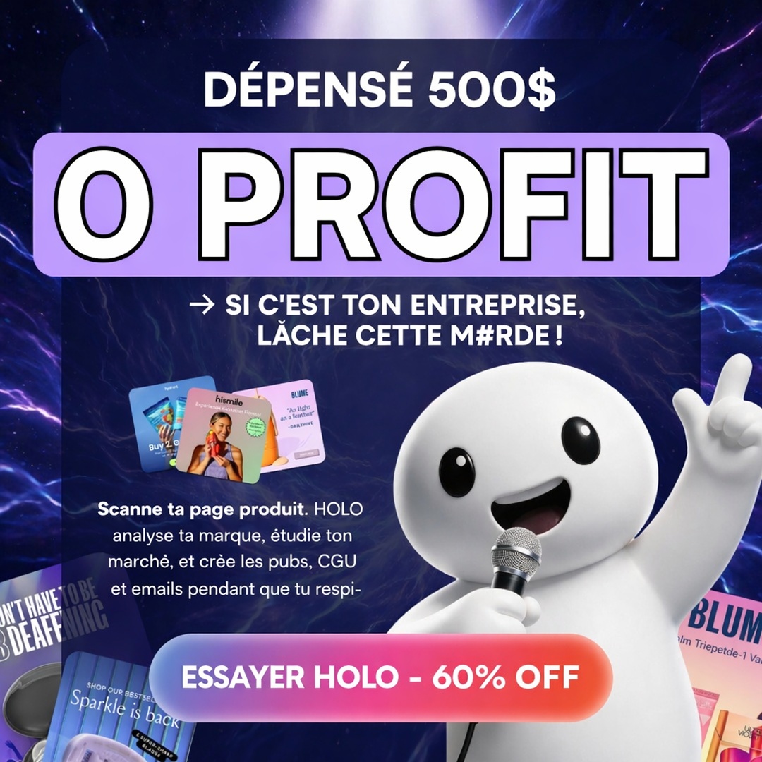 Holo Facebook ad