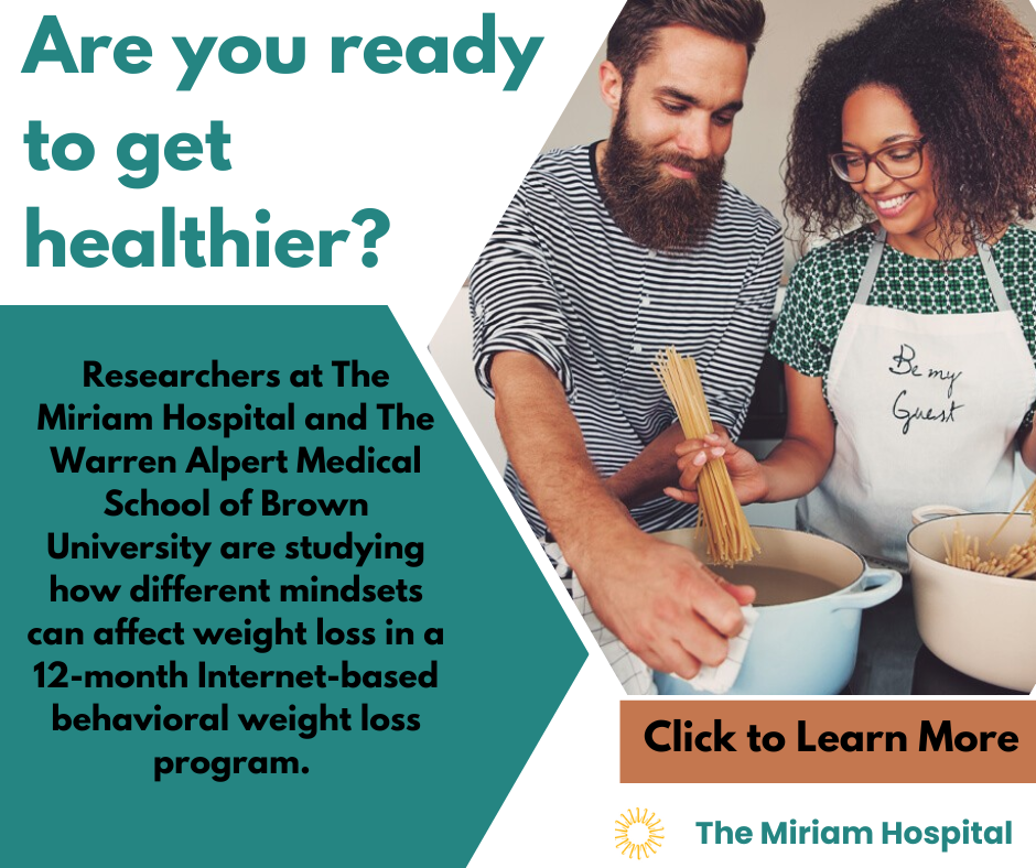 Weight Control and Diabetes Research Center Facebook ad: The MindFIT Study