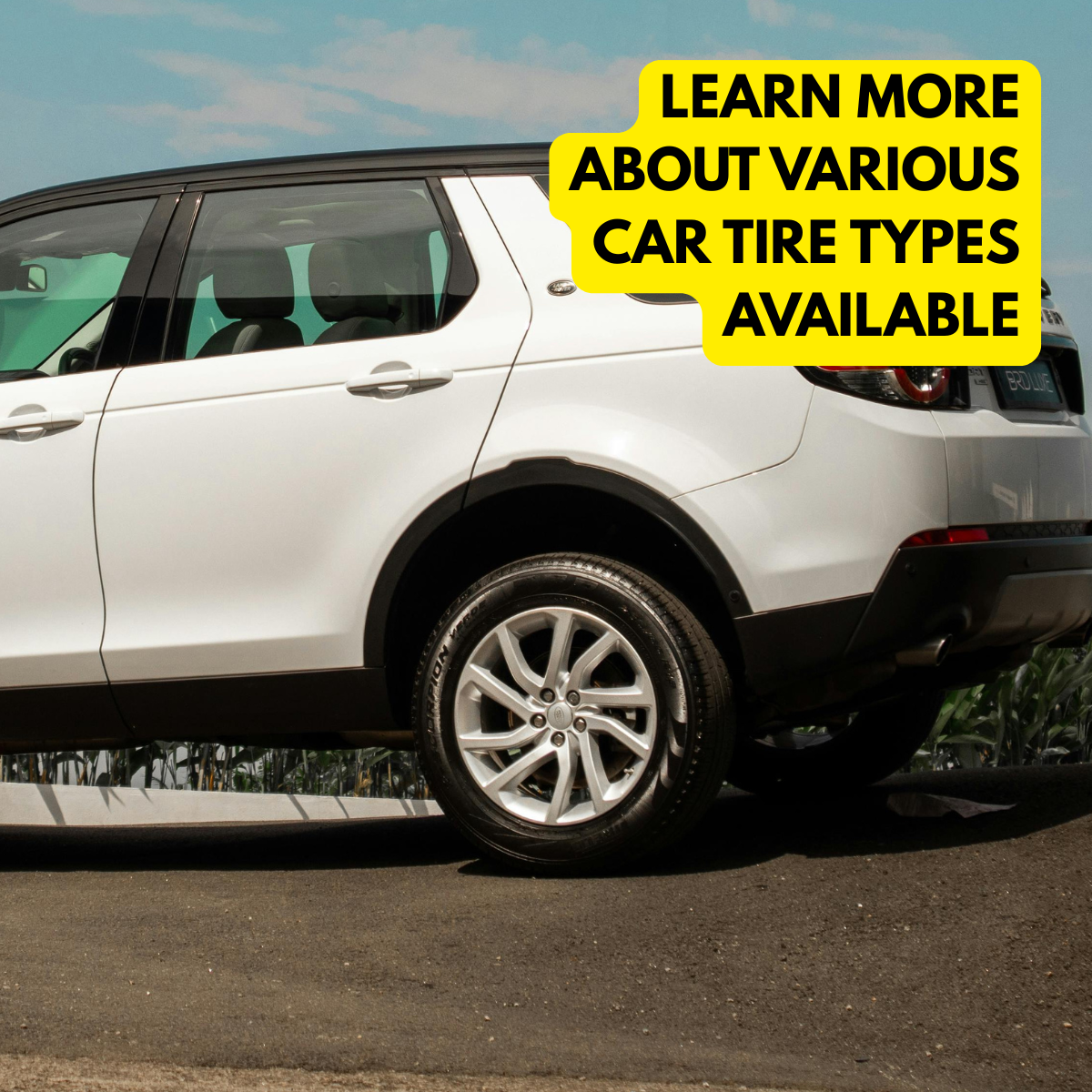 Products & You Facebook ad: Learn more about various car tire types available