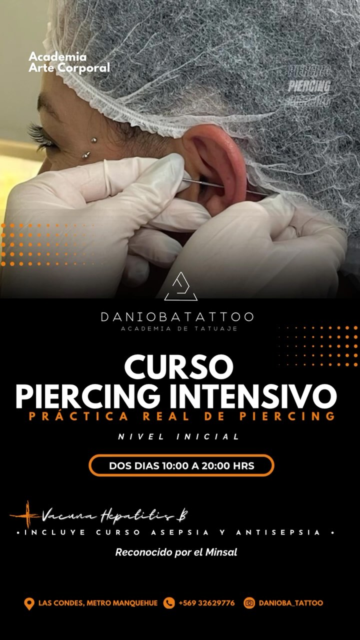 Danioba curso. Facebook ad: Tu carrera en el mundo del body piercing…
